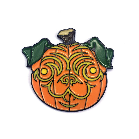 Pupkin Pug Pin by Kolorspun