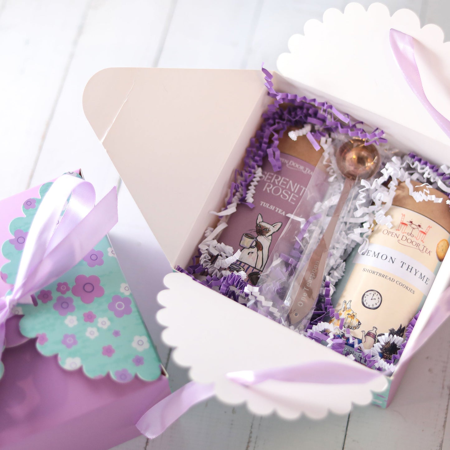 Floral Gift Box by Open Door Tea