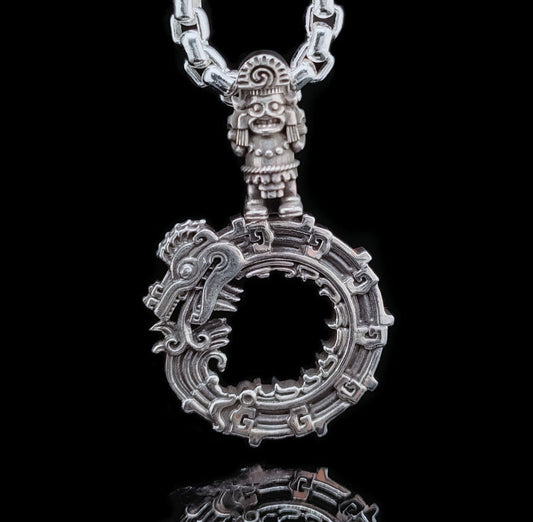 Quetzalcoatl Pendant by Serpent Forge