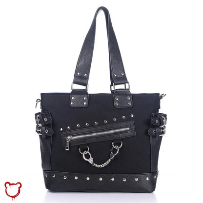 'Rebel Black Handcuff Bag' by The Cursed Closet