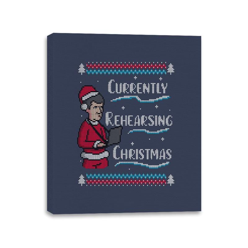 Rehearsing Christmas! - Canvas Wraps by RIPT Apparel