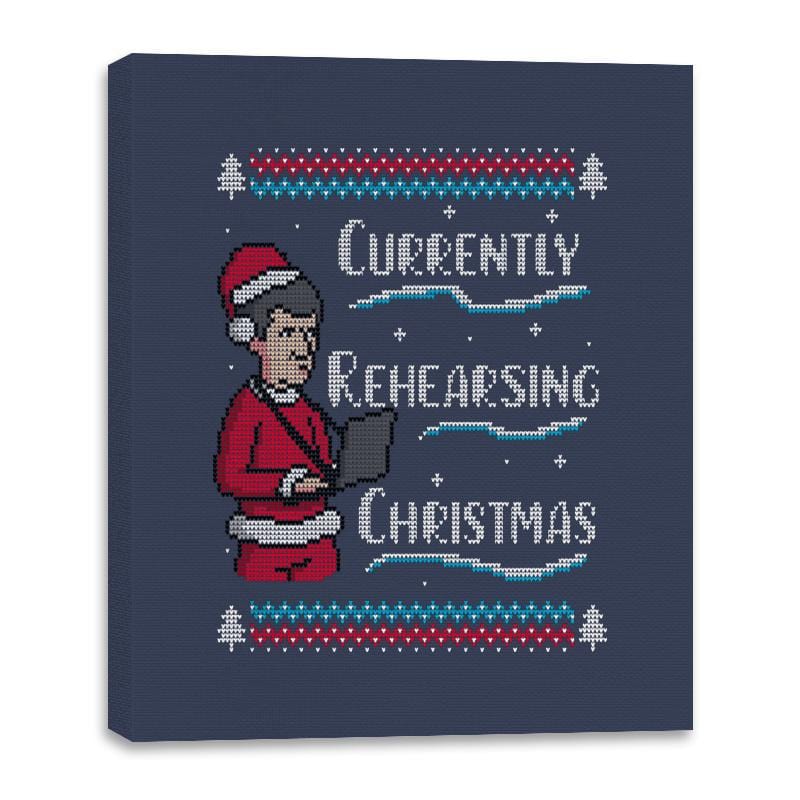 Rehearsing Christmas! - Canvas Wraps by RIPT Apparel