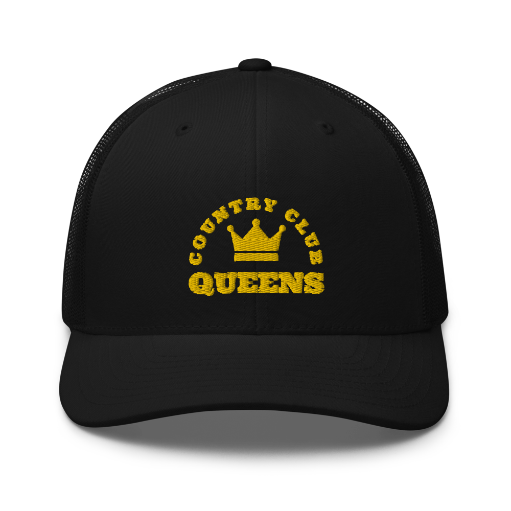 Queens CC Crown Trucker Cap by Queens Country Club