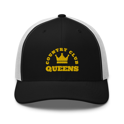 Queens CC Crown Trucker Cap by Queens Country Club