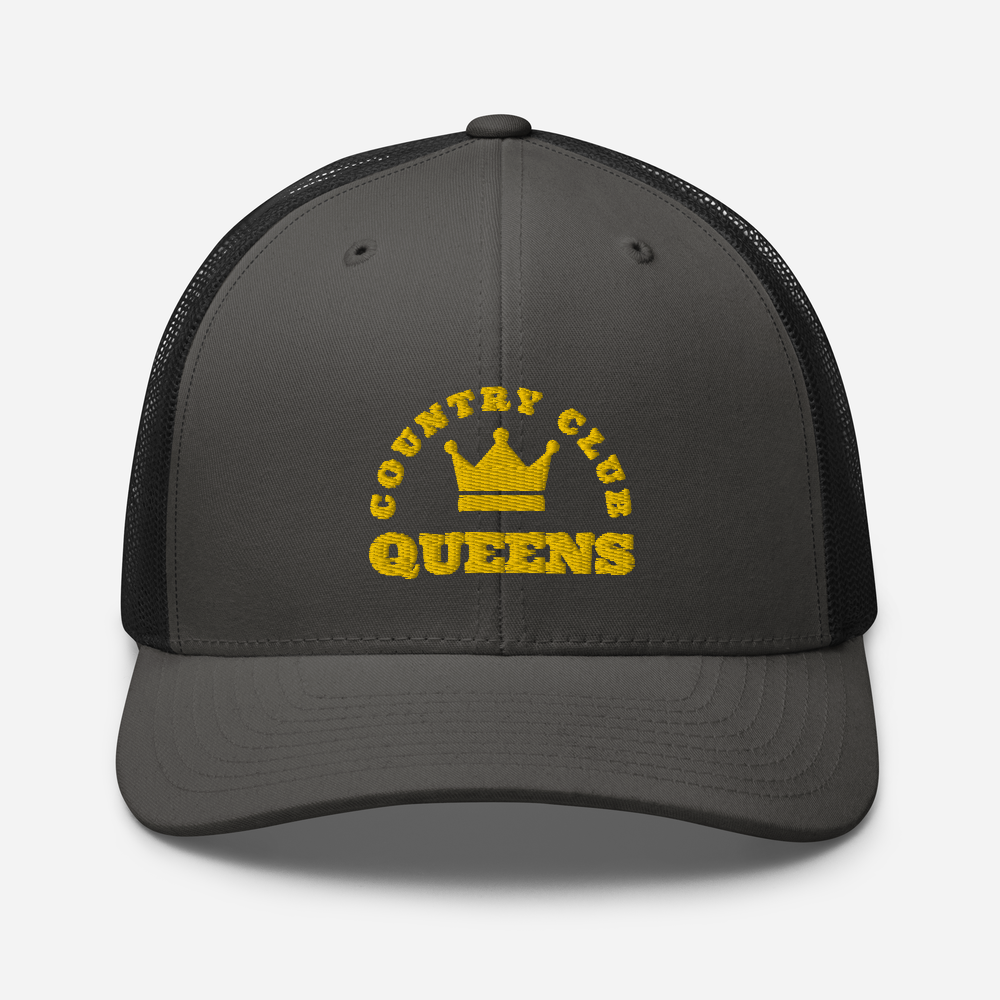 Queens CC Crown Trucker Cap by Queens Country Club