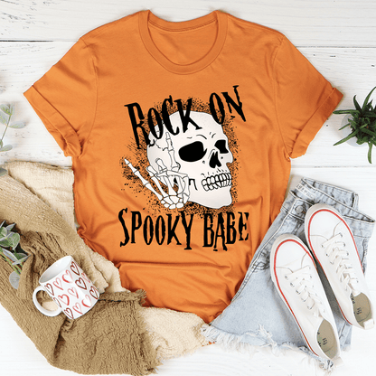 Rock On Spooky Babe Tee by shopmerchmallow