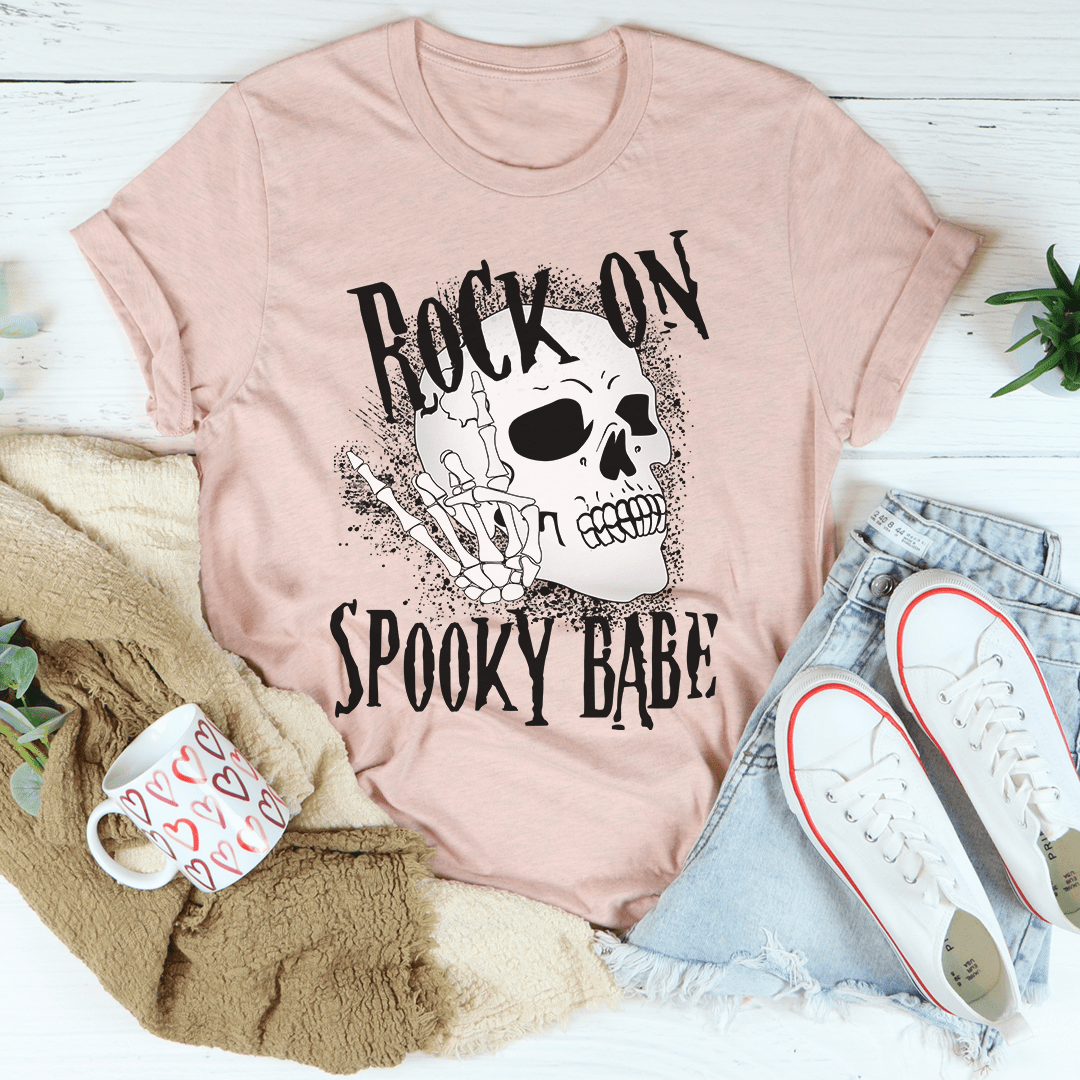 Rock On Spooky Babe Tee by shopmerchmallow