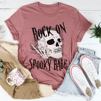 Rock On Spooky Babe Tee by shopmerchmallow