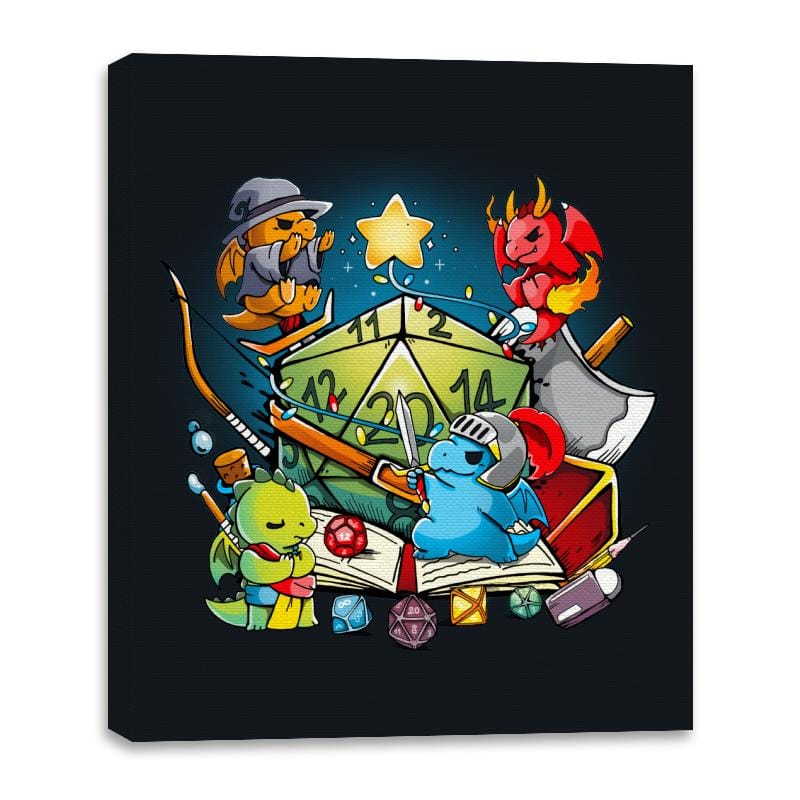 Rpg Christmas - Canvas Wraps by RIPT Apparel
