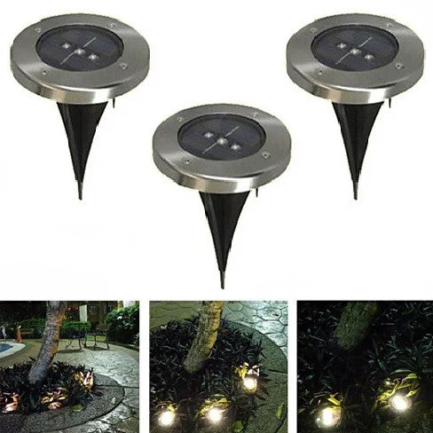 Runway Solar 3 LED Inground Lights by VistaShops