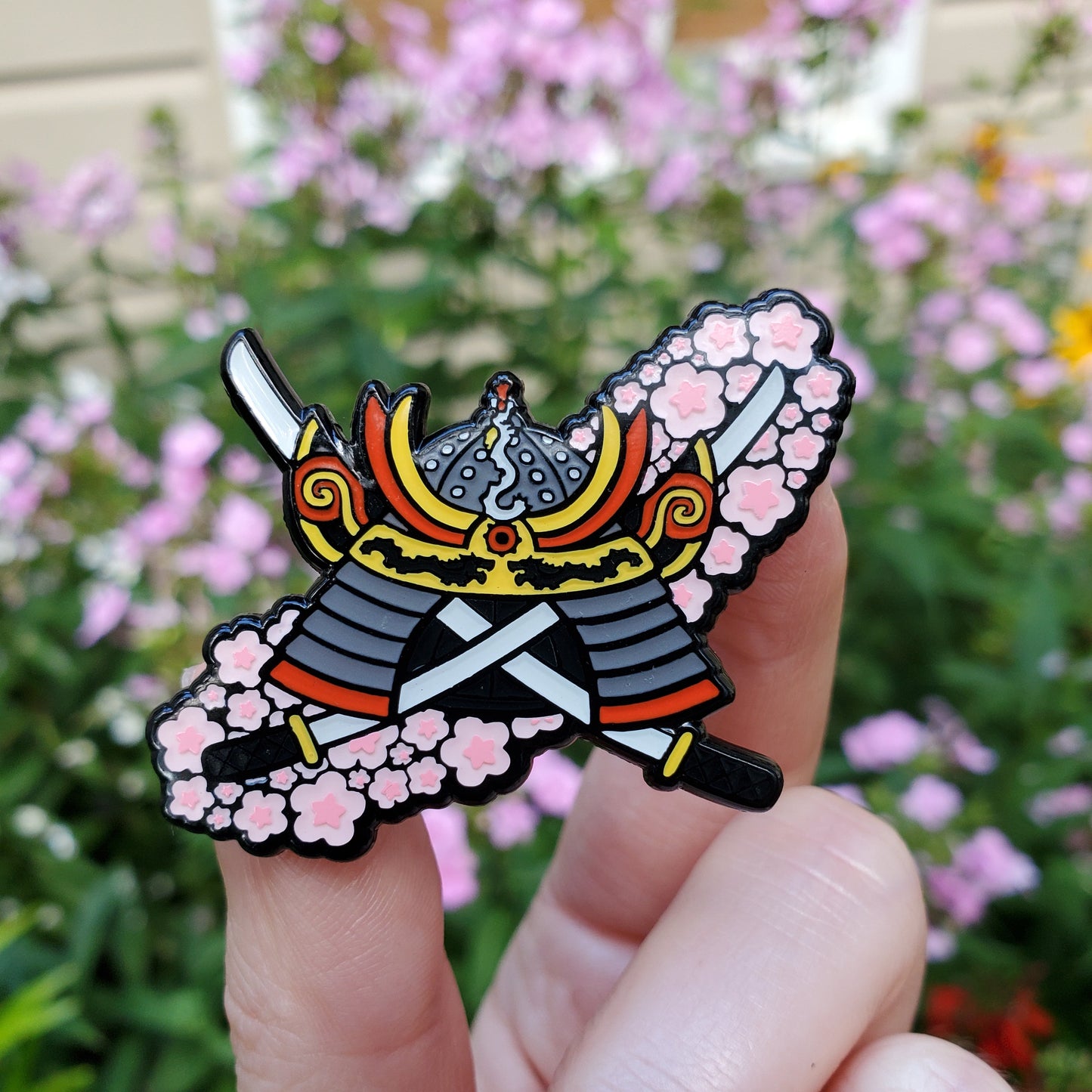 Sakura Samurai Pin by Kolorspun