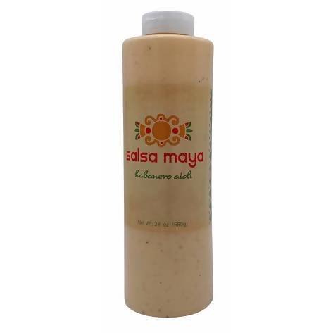 Salsa Maya Habanero Aioli Squeeze - 6 Bottles x 24oz by Farm2Me