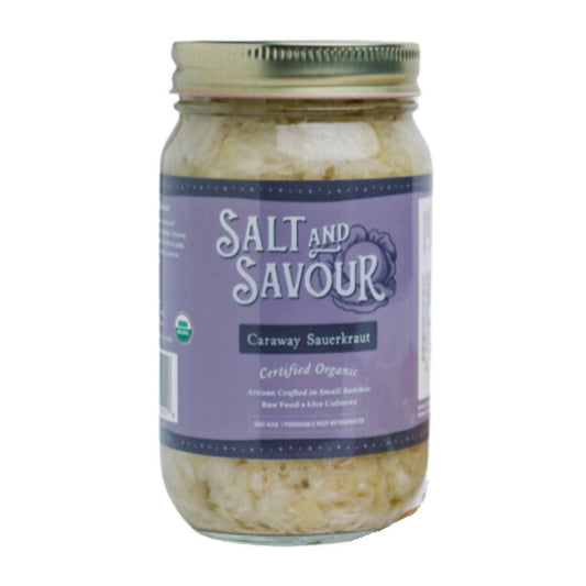 Salt and Savour Sauerkraut with Caraway Seed, Organic by Farm2Me