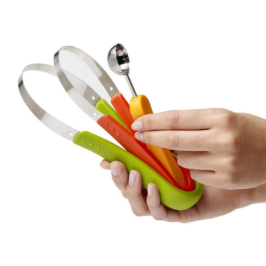 SUPER SCOOPER Your 3 In 1 Fruit Scooper & Melon Baller by VistaShops