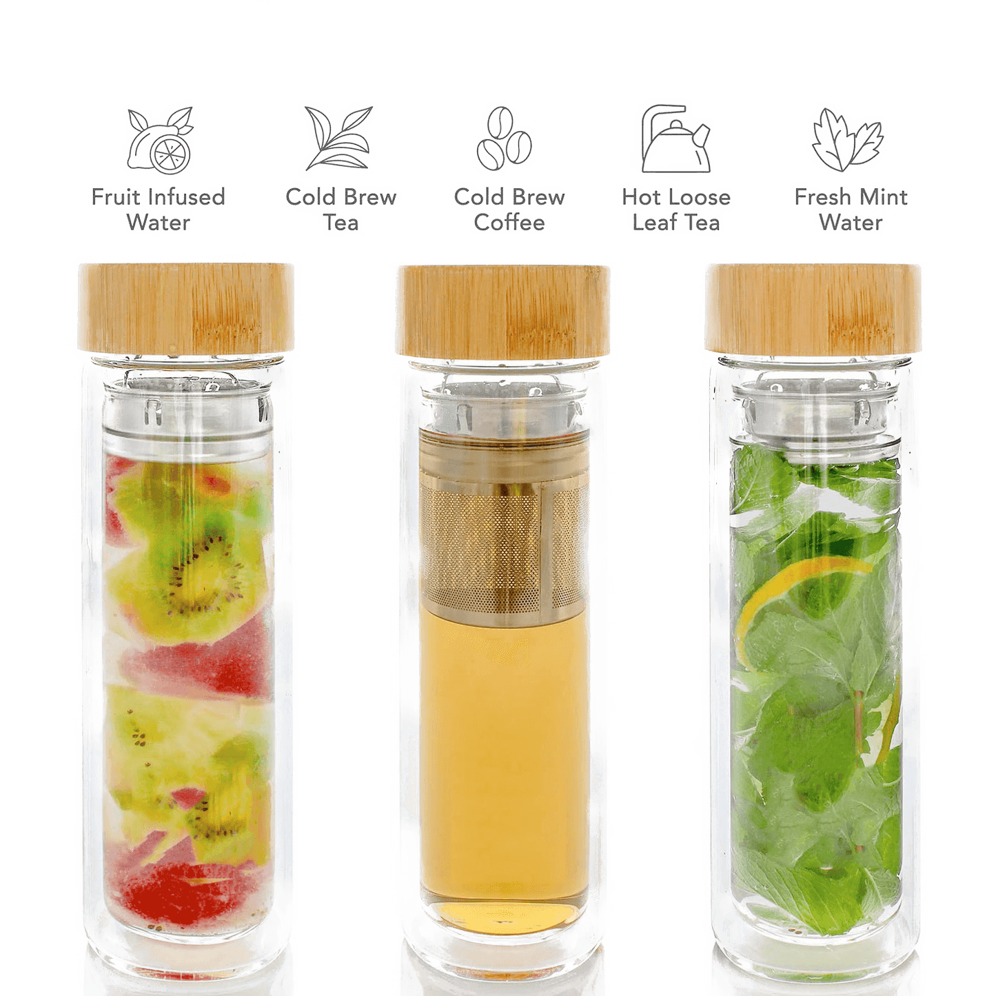 Bamboo Tea Tumbler by Open Door Tea