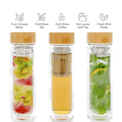 Bamboo Tea Tumbler by Open Door Tea