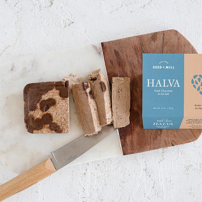 Seed + Mill - Dark Chocolate & Sea Salt Halva (8OZ) by The Epicurean Trader