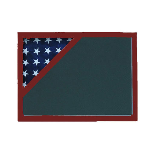 Shadow box for American 4'x6' Flag - Cherry Material. by The Military Gift Store