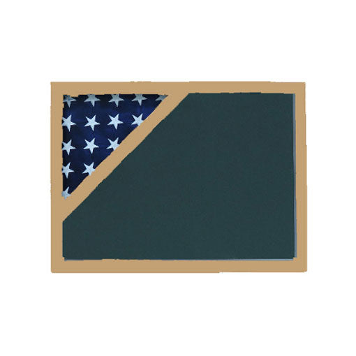 Shadow box for American 4'x6' Flag - Oak Material. by The Military Gift Store