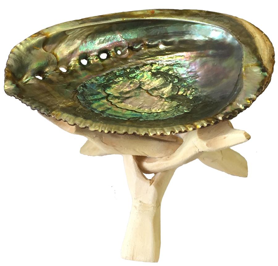 Tripod Stand for holding abalone shell by OMSutra