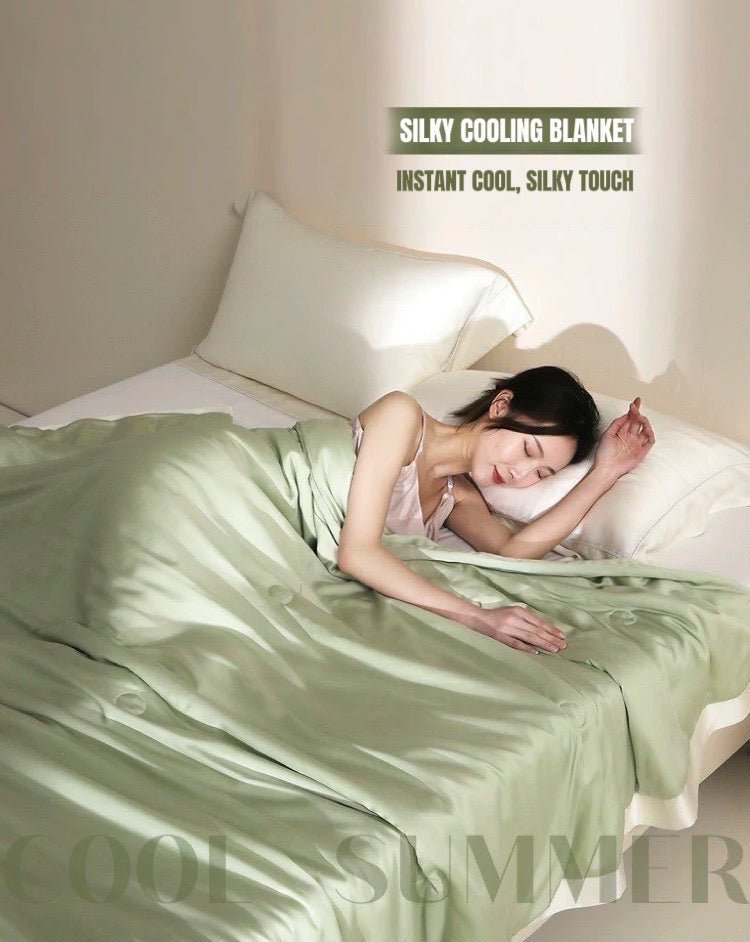 Silky Bamboo Fiber Cooling Blanket Duvet for Hot Sleepers & Night Sweats by INSPECIAL HOME