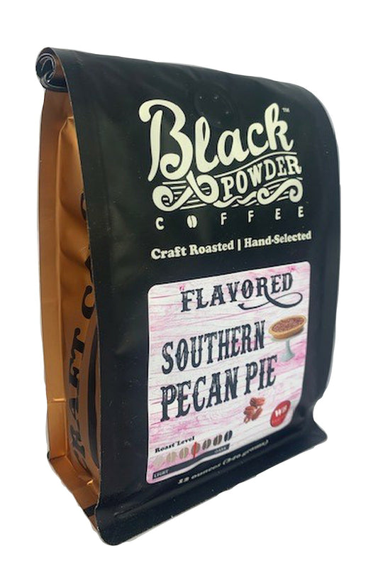 Southern Pecan Pie Flavored by Black Powder Coffee