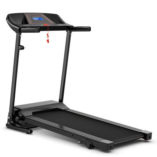 1.0 HP Foldable Treadmill Electric Support Mobile Power by VYSN