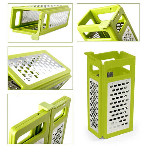 Space Saver 4 in 1 Foldable Slicer and Grater by VistaShops