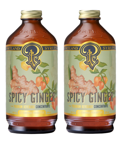 Spicy Ginger Syrup two-pack by Portland Syrups