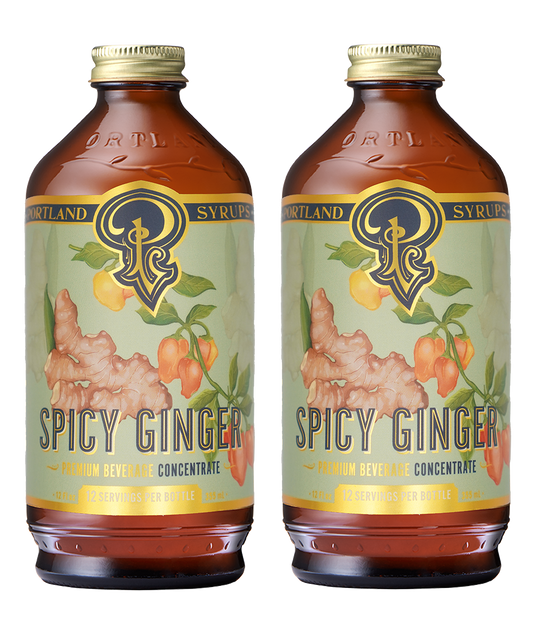 Spicy Ginger Syrup two-pack by Portland Syrups