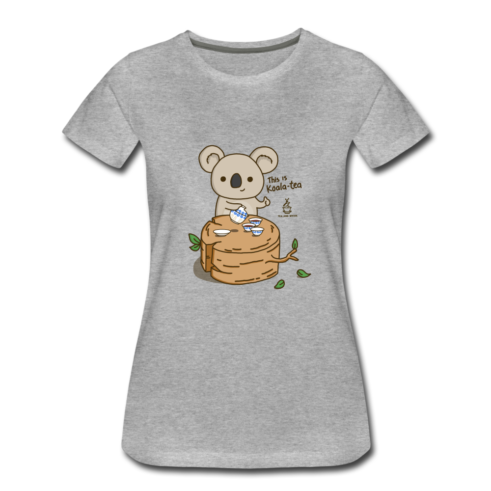 Women’s This Is Koala-tea Premium T-Shirt by Tea and Whisk