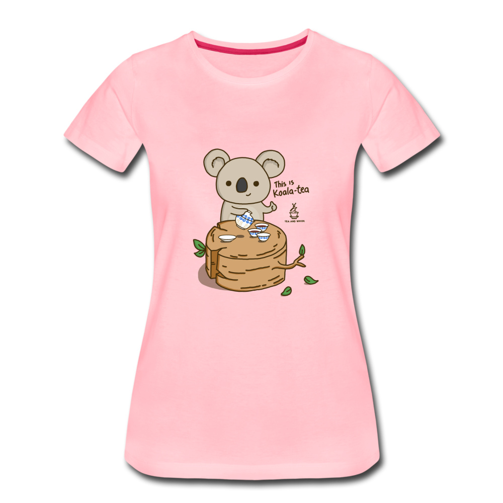 Women’s This Is Koala-tea Premium T-Shirt by Tea and Whisk