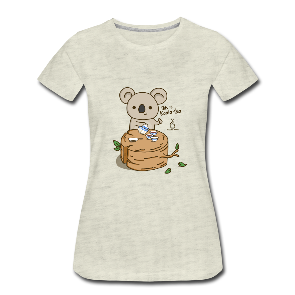 Women’s This Is Koala-tea Premium T-Shirt by Tea and Whisk