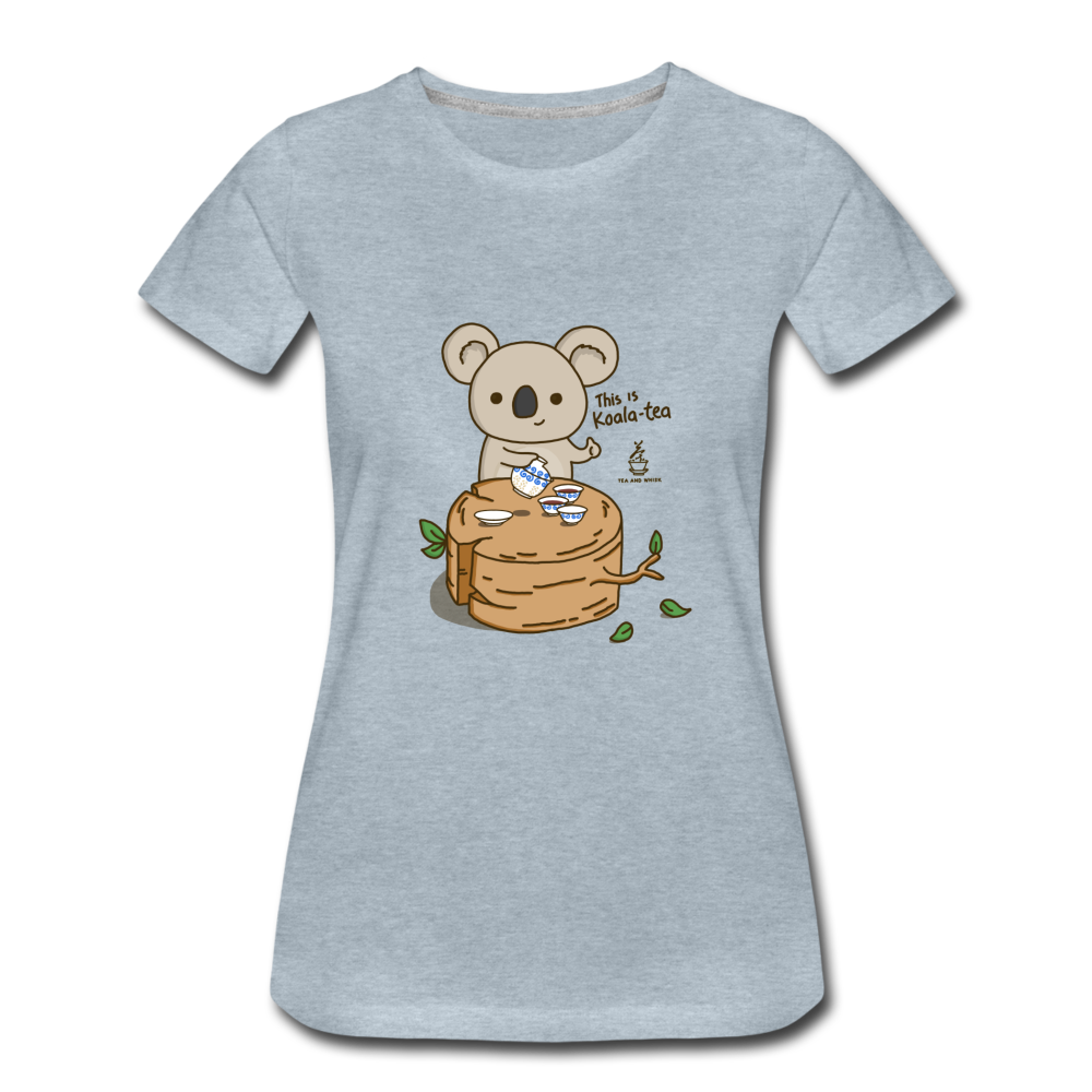 Women’s This Is Koala-tea Premium T-Shirt by Tea and Whisk