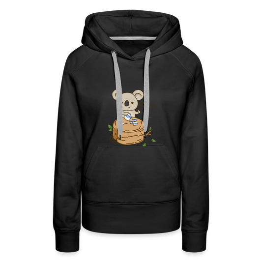 Women’s This Is Koala-tea Premium Hoodie by Tea and Whisk