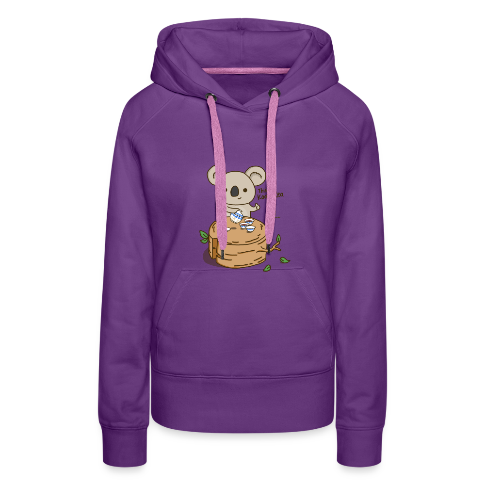 Women’s This Is Koala-tea Premium Hoodie by Tea and Whisk