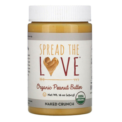 Spread The Love - 'NAKED CRUNCH' Organic Peanut Butter (16OZ) by The Epicurean Trader