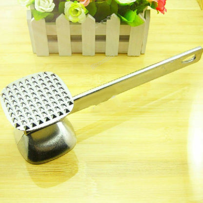 Stainless Steel Aluminium Double Side Beaf Steak Mallet Meat Tenderizer Hammer 2 by Plugsus Home Furniture