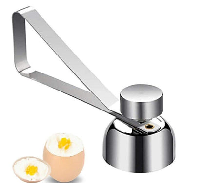 Stainless Steel Egg Shell Opener Topper Cutter Cracker Knocker Kitchen Home Tool by Plugsus Home Furniture