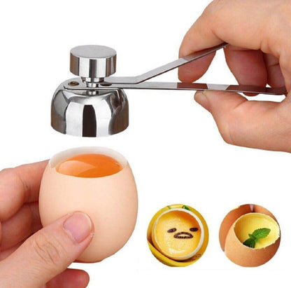 Stainless Steel Egg Shell Opener Topper Cutter Cracker Knocker Kitchen Home Tool by Plugsus Home Furniture