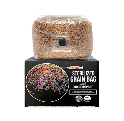 North Spore Organic Sterilized Grain Bag with Injection Port by Farm2Me