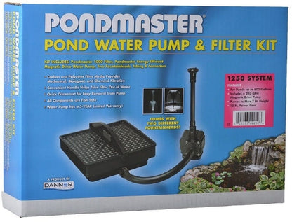 Pondmaster Pond Water Pump and Filter Kit: High-Tech Submersible System for Clean and Clear Ponds by Dog Hugs Cat