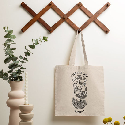 Rise Against Injustice | Tote Bag by The Happy Givers