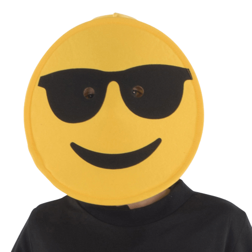 Sunglasses Emoji Mask - Adults by Dress Up America