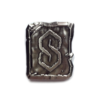 Super S Rune 3D Pin by Kolorspun