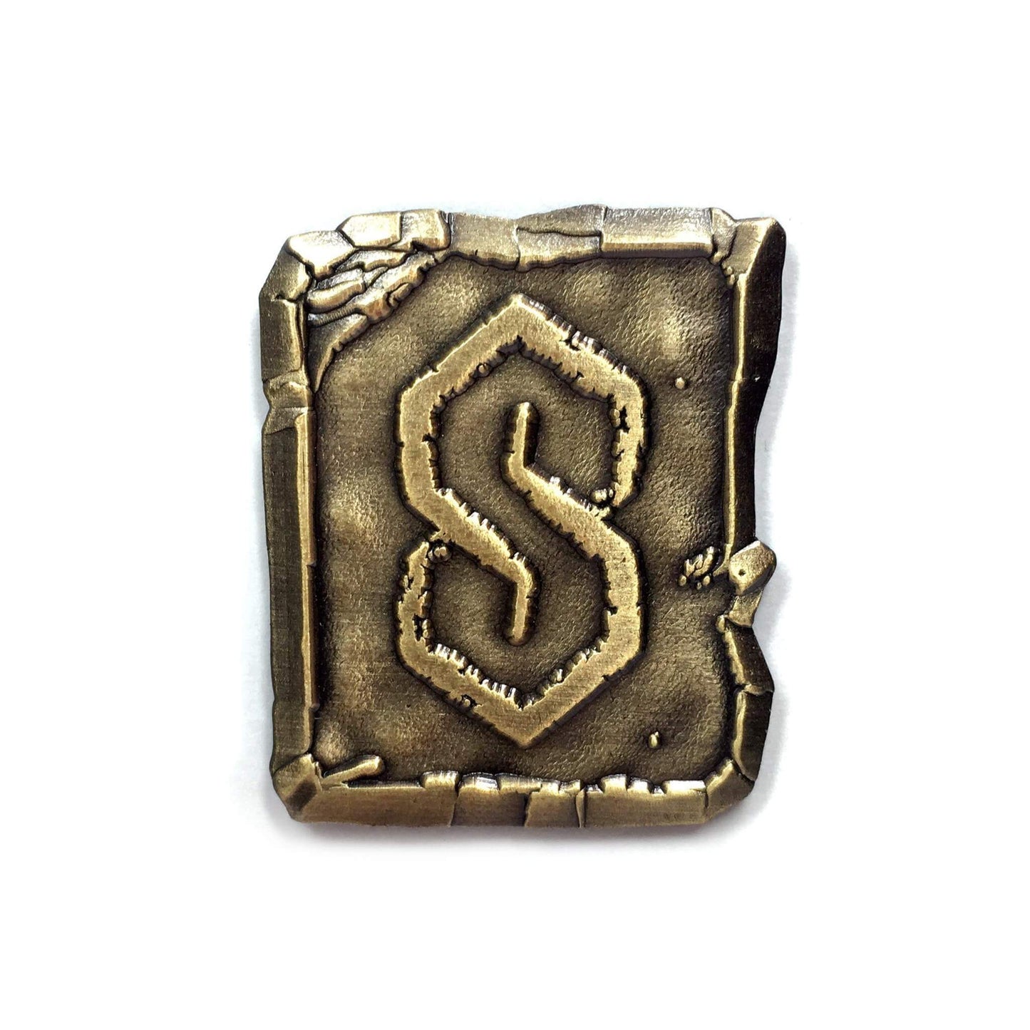 Super S Rune 3D Pin by Kolorspun