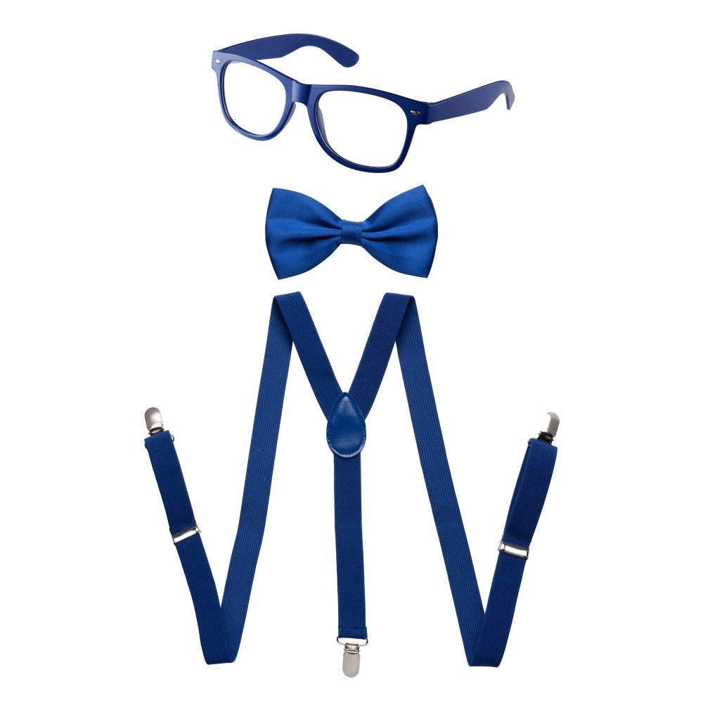 Suspenders, Bowtie and Sunglasses Set - Adults by Dress Up America