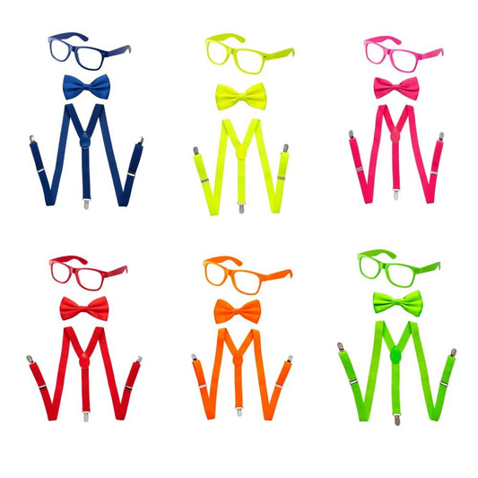 Suspenders, Bowtie and Sunglasses Set - Kids by Dress Up America