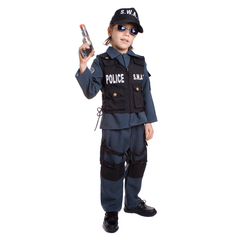 S.W.A.T. Police Officer Costume - Kids by Dress Up America