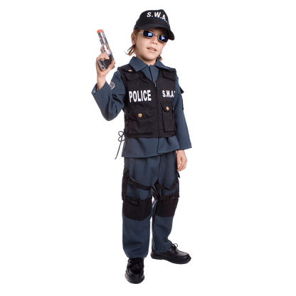 S.W.A.T. Police Officer Costume - Kids by Dress Up America